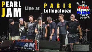 PEARL JAM Live at Paris Lollapalooza 17-07-2022 - Full concert