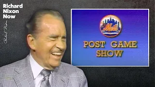 Richard Nixon KNOWS Baseball (NY Mets Post Game Show 1987)