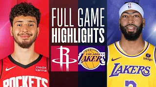 Game Recap: Lakers 107, Rockets 97