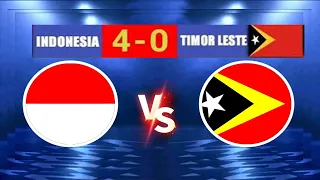 Indonesia vs Timor Leste 4-0 | Kualifikasi Piala AFC U20 2023