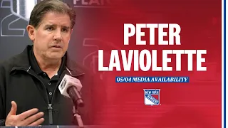 NYR Practice: Peter Laviolette Media Availability | May 4, 2024