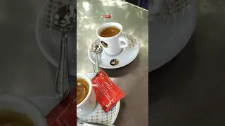 primeiro cafezinho em Portugal a gente nunca esquece 🇵🇹😃