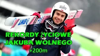 JAKUB WOLNY - Wszystkie REKORDY ŻYCIOWE powyżej 200 metrów