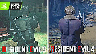 Resident Evil 4 Remake vs. RE3 Remake - Details & Graphic Comparison