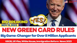 New Green Card Rules | White House's Game-Changer For 8 Million Immigrants | Green Card Reform 2023