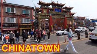 [4K]😎주말에 차이나타운 산책 👍👍👍인천 / Walk through Chinatown - Incheon - Korea 🇰🇷