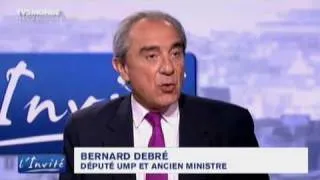 Bernard DEBRE : "Il faut changer la politique africaine de la France" 20/04/10