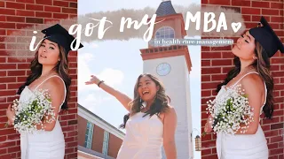 i got my MBA! graduation vlog | quinnipiac university