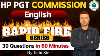 HP PGT Commission 2024 | English | Rapid Fire MCQ Series | Class - 1 | CivilsTap Teaching Exam