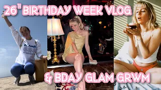 birthday week vlog + golden glam grwm | my golden birthday (26) 2022