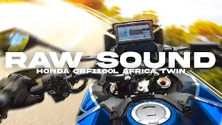 HONDA AFRICA TWIN CRF1100L | RAW SOUND (POV) 4K