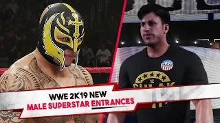 WWE 2K19 All DEBUTING/Returning Male Singles Entrances (20+ Characters)