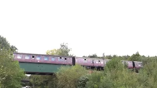 D9551 + 40106 'Atlantic Conveyor' Bridgnorth 290922