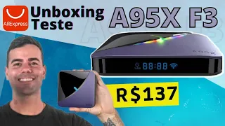 Melhor TV BOX Custo-benefício de 2022 | Unboxing TV BOX A95X F3 Air II Amlongic S905W2
