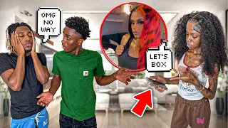 KAII CALLS OUT RELL'S BABY MOM FOR A BOXING MATCH!