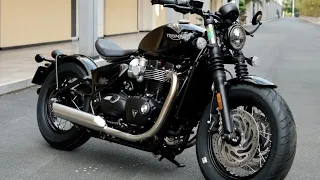 Bonneville Bobber - Triumph 1200cc - Mẫu xe cổ điển mạnh mẽ, bụi bặm, ấn tượng phong cách muscle.