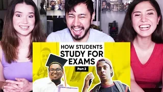 JORDINDIAN | HOW STUDENTS STUDY FOR EXAMS - PART 2 | Reaction!