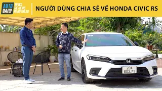 Người dùng chia sẻ ưu nhược điểm của Honda Civic RS - Những lý do xuống tiền đầy thuyết phục