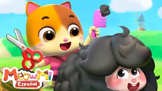 🐑🐑Bee Bee Oveja Negra | Baa Baa Black Sheep | Canciones Infantiles | MeowMi Family Show Español