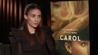 Carol: Rooney Mara "Therese" Official Movie Interview | ScreenSlam