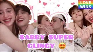 SABBY SUPER CLINGY 😍❤️🥰 YAJI DI MAKAPALAG 😍 YABBY SUPER KILIG MUCH ❤️❤️❤️💞💞💞 #yabby o