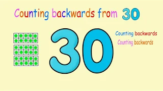 Counting Backwards From 30 (album version) British pronunciation