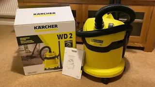 KÄRCHER WD2 Multi Purpose Wet & Dry Vacuum Cleaner Unboxing And First Look