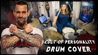 CM PUNK THEME CULT OF PERSONALITY LIVING COLOUR DRUM COVER