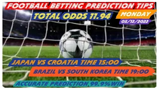 ⚽ FOOTBALL PREDICTIONS TODAY 05/12/2022|SOCCER PREDICTIONS|BETTING TIPS,@mybetpredictz#bettingtips