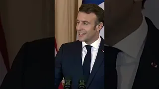 MACRON "JOE BIDEN IS UNIQUE!" 😂😂😂 #lol