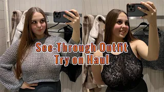 See-Through Outfit Try on Haul with Adele