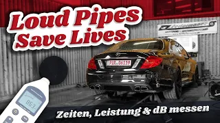 ACHTUNG KONTROLLE! Sie wissen warum wir sie anhalten? I CL63 AMG rastet aus | 100-200 + Rolle + dB