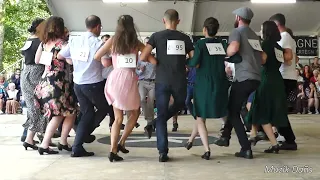 Danse bretonne : finale Koste 'r c'hoed chantée par Erik Marchand et Youenn Lange (Gourin 2023)