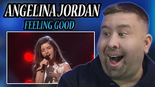 10-year-old VOCAL SENSATION!! | Angelina Jordan's 'Feeling Good' | Music Teacher's First Reaction!