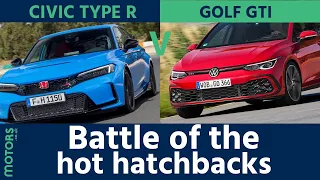 2023 Honda Civic Type R vs Volkswagen Golf GTi: Battle of the hot hatchbacks!