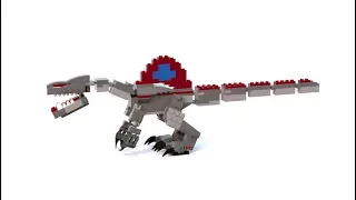 How to build a Jurassic Park 3 styled Lego Spinosaurus (MOC)