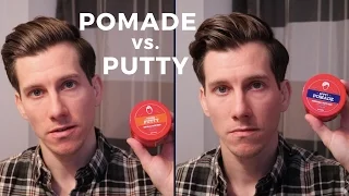 Pomade vs. Putty: What's the difference?