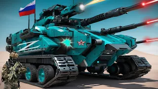 Today! Russia's most advanced laser tank destroys 2,000 US M1 Abrams tanks in Ukraine – ARMA 3