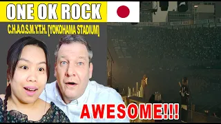 One Ok Rock - C.h.a.o.s.m.y.t.h. (Yokohama Stadium live) Dutch couple Reaction