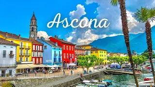 Ascona, Switzerland 🇨🇭 | The Most Romantic Swiss-Italian Town | Walking Tour | 4K