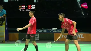 Badminton 29th SEA Games Fajar Alfian Rian Ardianto vs Ong Yew Sin Teo Ee Yi Men's Team Fn