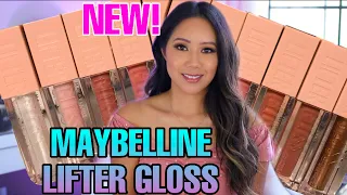 NEW MAYBELLINE LIFTER GLOSS - REVIEW & SWATCHES - NEW MAYBELLINE LIFTER GLOSS REVIEW & SWATCHES