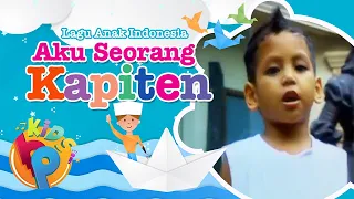 Aku Seorang Kapiten (Lyric Video) | Lagu Anak Indonesia | Kids Song