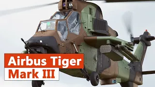 Watch the Airbus Tiger Mark III helicopter's recent update :with latest features Weapons & controls