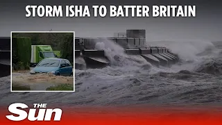 Storm Isha to batter WHOLE of Britain in ‘rare’ cycle with 85mph winds