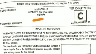 PGT- HISTORY 16 Aug 2020- GK PORTION Solved. HPPSC SHIMLA