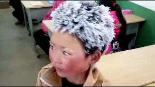 China's "Ice flower" Boy Warms Netizens' Hearts