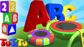 🅰️🅱️Fun Toddler ABC Learning with TuTiTu Trampoline toy 🔠🔡 TuTiTu Preschool and songs🎵