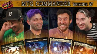 Commander Gameplay  Damien Haas vs. Joey Millin vs. Alex Ward vs. Blackneto Tabletop Jocks MTG