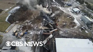 Officials speak in Ohio about train derailment amid toxic chemical concerns | full video